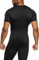 Men's Thermal Short Sleeve Compression Shirts, Athletic Sports Base Layer Top, Winter Gear Running T-Shirt