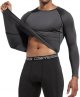 Men's (Pack of 3) Cool Dry Compression Long Sleeve Sports Baselayer T-Shirts Tops