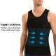 Mens Gynecomastia Compression Shirts, Slimming Body Shaper Tank Top, Tummy Control Undershirts - Change in Seconds