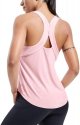 Workout Tank Tops for Women Racerback Athletic Sleeveless Loose Fit Muscle Tee Shirts Dry Fit Runing Gym Yoga Top Summer