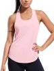 Workout Tank Tops for Women Racerback Athletic Sleeveless Loose Fit Muscle Tee Shirts Dry Fit Runing Gym Yoga Top Summer