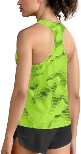 Running Tanks for Women Moisture Wicking Athletic Workout Gym Tops Racerback