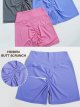 Women's Hidden Butt Scrunch Shorts, High Waisted Shorts, Gym Workout Yoga Running Shorts with Tummy Control