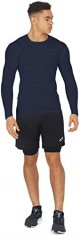 Men's Compression Shirts Long Sleeve Athletic Workout Top, Rash Guard Base Layer Sports Undershirt - Crew Neck