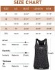 Womens Sleeveless Round Neck Loose Fit Racerback Yoga Tank Top