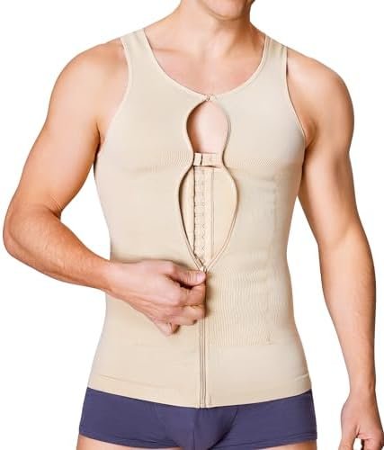 Mens Compression Shirt Sleeveless Body Shaper Slimming Shirt Tank Top