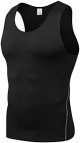 1/3 Pack Compression Tank Top for Men Bodybuilding Gym Athletic Tight Undershirts Workout Tops