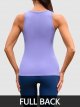 Workout Tank Tops for Women Seamless Full Length Gym Tops Athletic Yoga Top Built in Bra