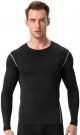 3 Pack Cool Dry Compression Shirts for Men Long Sleeve Baselayer Tops Running Workout T Shirt