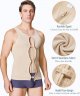 Mens Compression Shirt Sleeveless Body Shaper Slimming Shirt Tank Top