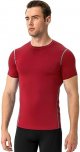 Men's Compression Shirts Athletic Workout Shirt Short Sleeve Sports T Shirts Baselayer Undershirts Gym Tops 2/3 Pack