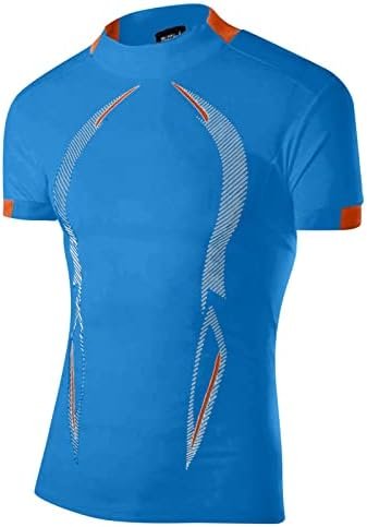 Compression Shirts for Men,Men's Athletic Shirts Short Sleeve Cool Dry Workout Tops Gym Undershirts Sports Baselayers Tops