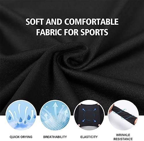 Mens One Arm Sleeve Compression Shirt 1/2 Long Sleeve Base Layer Sports Workout Basketball Top