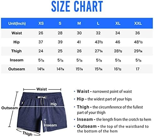 Mens Workout Shorts 5" Short Shorts Soft Stretch Running Gym Athletic Shorts with Zip Pockets