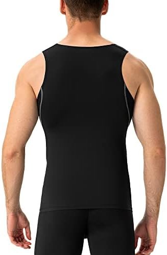 1/3 Pack Compression Tank Top for Men Bodybuilding Gym Athletic Tight Undershirts Workout Tops